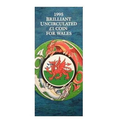 1995 BU £1 Coin Pack – Welsh Dragon